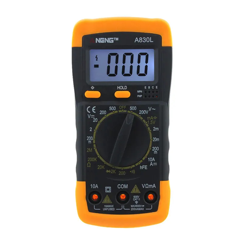 

A830L Handheld Multimeter Avometer Tester Inspection Measurement Tools Precise