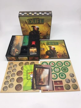 

2019 New card game Duel Game English version 7 wonders Board game party family board game kid toys
