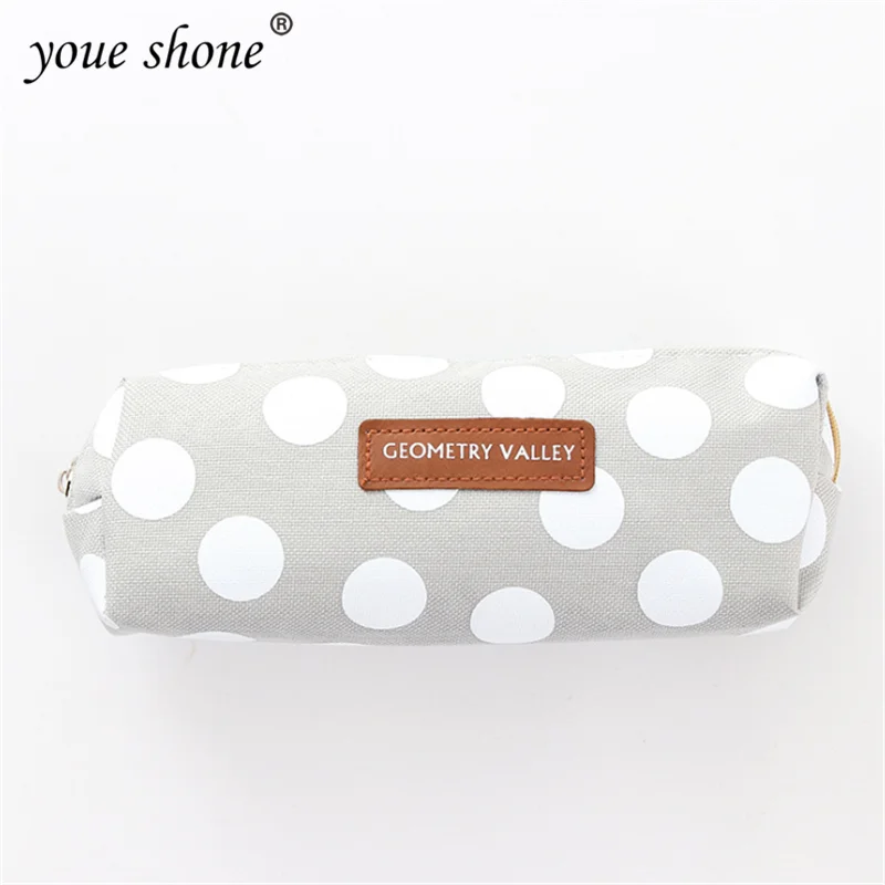 YOUE SHONE, 1 шт., простой клетчатый холщовый чехол для карандашей на молнии, чехол для карандашей, Детские канцелярские принадлежности, офисные принадлежности, размер 20*6,5 см