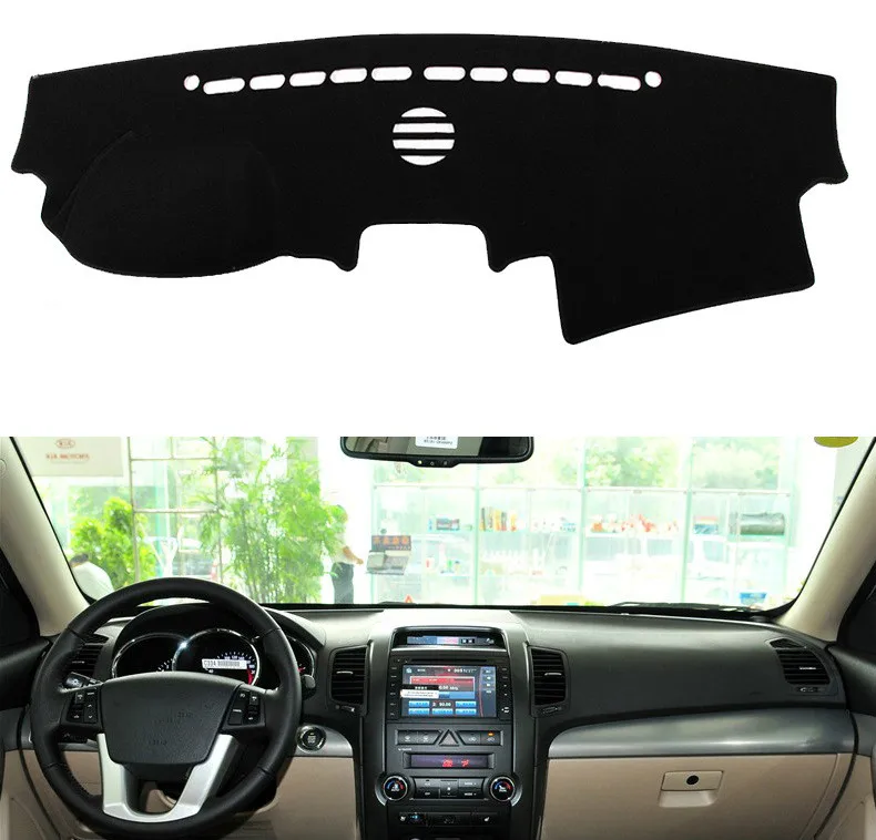 

For Kia Sorento 2009 - 2012 Car Dashboard Cover Mat Pad Anti-UV Sun Shade Instrument Protective Carpet Auto Styling Accessories