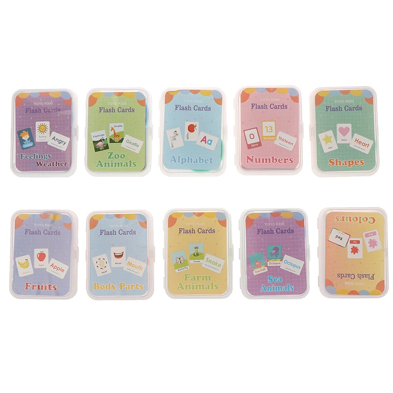 Tarjeta Flash Montessori de 26 letras para niños, juguete educativo de aprendizaje de desarrollo temprano en inglés, regalo para chico con hebilla