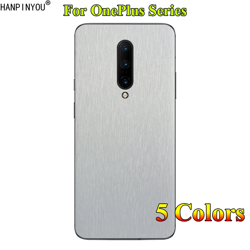 Задняя крышка для OnePlus 7 7T Pro 6 6T матовая металлическая наклейка защитная пленка