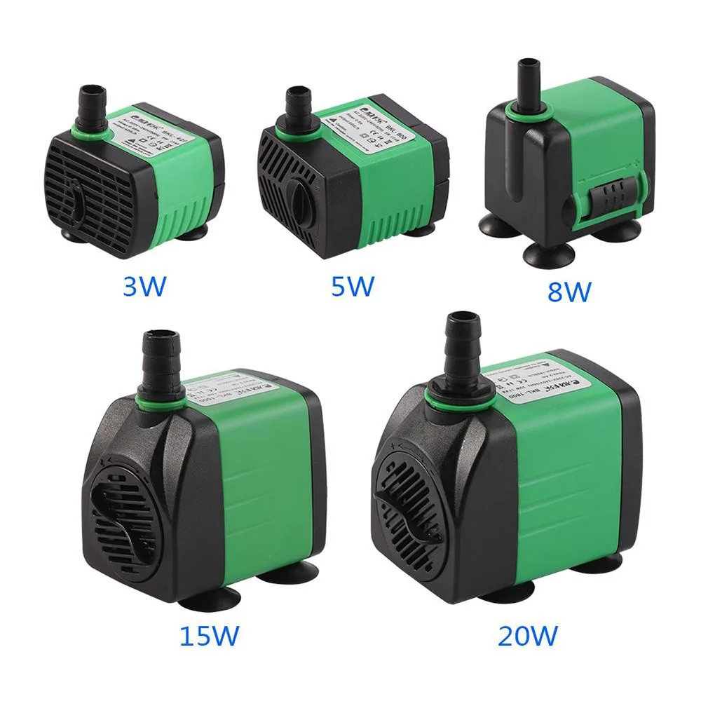 

Aquarium Water Pump Filter Pump Submersible Pump Oxygen Pond Fish Fashion Colorful