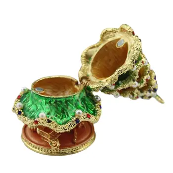 

Christmas Tree Trinket Box,Jewelry Organizer Jewelry Trinket Box Unique Gift LX9D