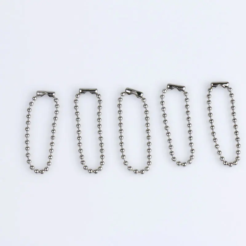 Buy 10pcs Bead Chain,304 Stainless Steel Dog Tag Chain Ball Chain Necklace  Bulk, Beaded Necklace Chains for Jewelry Making DIY Crafts Online in India  