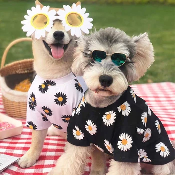 

Designer Pet Dog Clothes for Small Medium Dogs Cat Summer Cotton Clothes T-shirt Vest For Dogs Puppy Chihuahua Bulldog Clothing