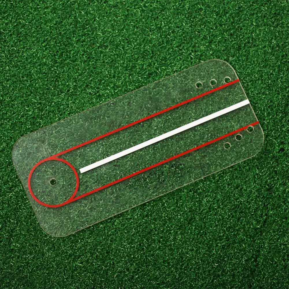 Golf Practice Board Clear Printing Alignment Anti-crack Unbreakable Original Putting Training Aid | Спорт и развлечения