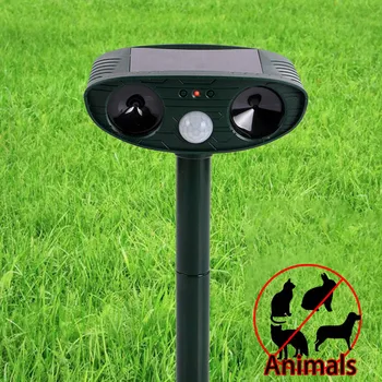 

Outdoor Animal Repeller Garden Solar Powered Ultras Onic Environmentally Friendly Infrared Induction Dog Cat Rabbit Repeller