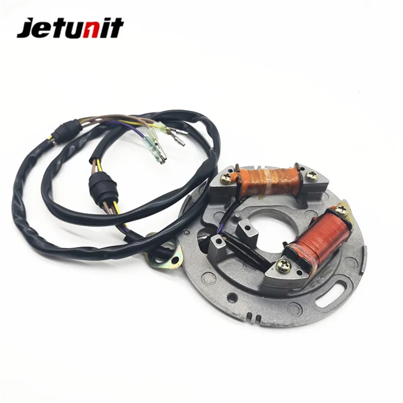 

for Yamaha JETUNIT SKI Stator assembly Magneto GENERATOR 21003-3716 X2 1992 1993 1994 1995 outboard engine assy electric coil