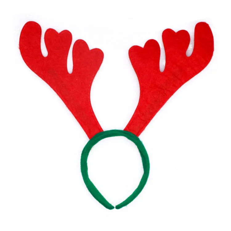 1 шт., рождественские повязки на голову для детей, взрослых, Рождественская елка, уши оленя, рождественские, новогодние, вечерние, рождественские повязки на голову с застежкой