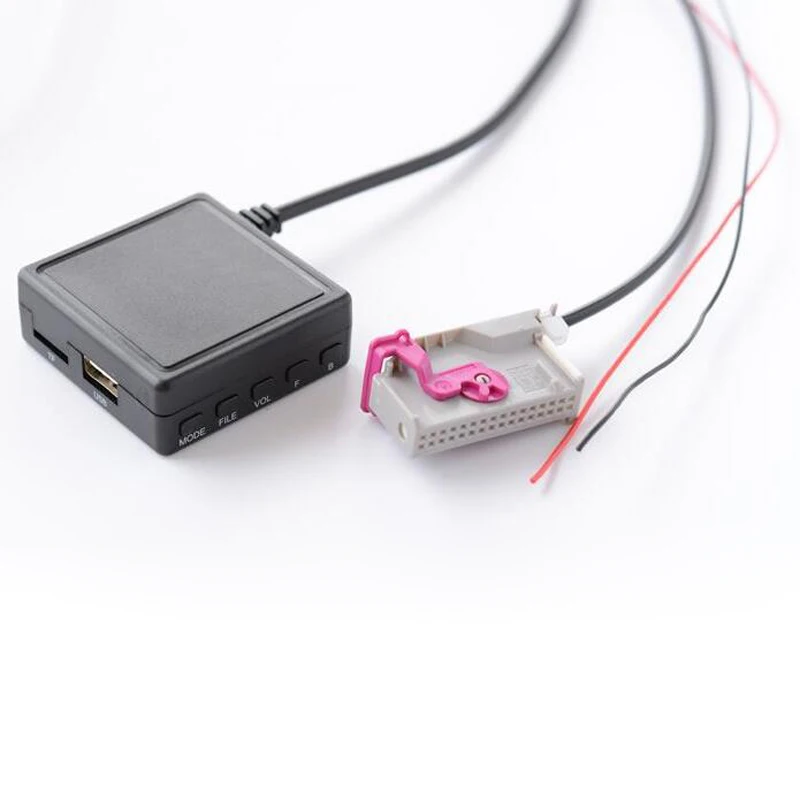 Автомобильный музыкальный адаптер Biurlink с Bluetooth AUX USB микрофон для телефонных