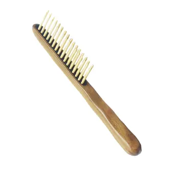 

1pc Hair Comb Sandalwood Double Row Practical Professional Hair Massager Comb Hairdressing Prop for Barber