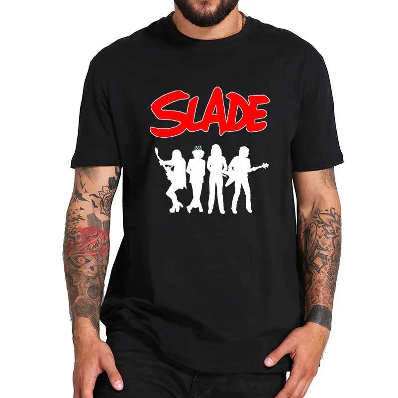 Футболка Slade Box футболка с альбомом Four Disc коротким рукавом из чистого хлопка