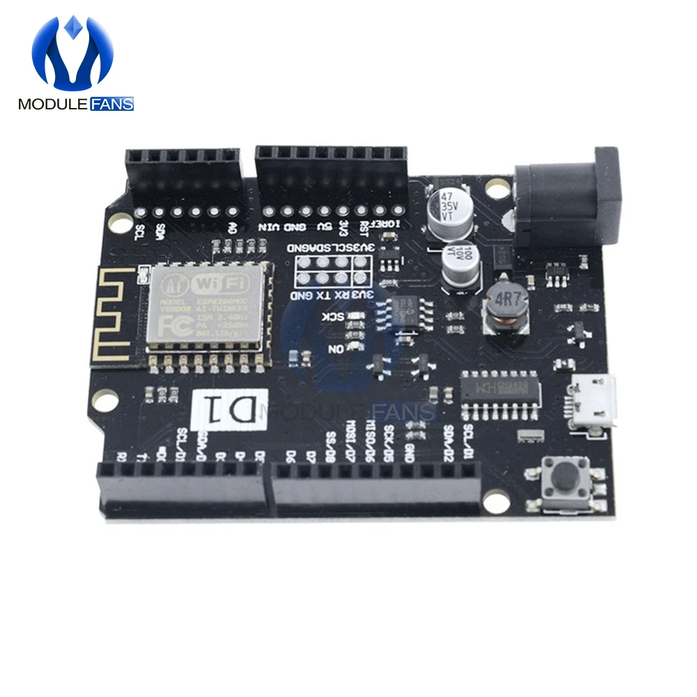 Для WeMos D1 MINI R2 WiFi UNO R3 на основе ESP8266 модуль для Arduino для IDE Nodemcu совместимый модуль Micro USB