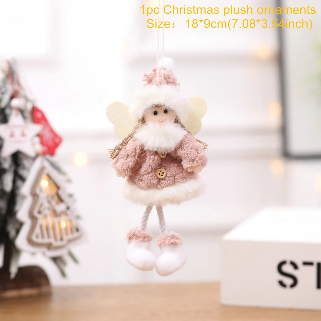 Рождественские куклы-ангелы, рождественские украшения для дома, рождественские украшения Санта-Клауса, подарки Санта-Клаус - Цвет: 0130-3 Angel
