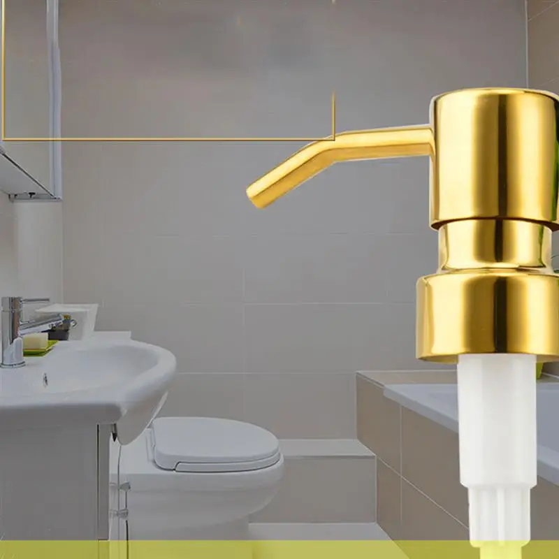 Stainless-Steel-Bottle-Pump-Rose-Gold-Shower-Nozzle-Electroplating-Pump-Head-Shampoo-Press-Pump-Sanitizer-Spray (4)