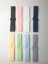 Macaron 8 Colors Silicone Wrist Strap For Y68 D20 D28 Smartwatch Replace Soft TPU Watchband Belt Smart Watch Band Accessories
