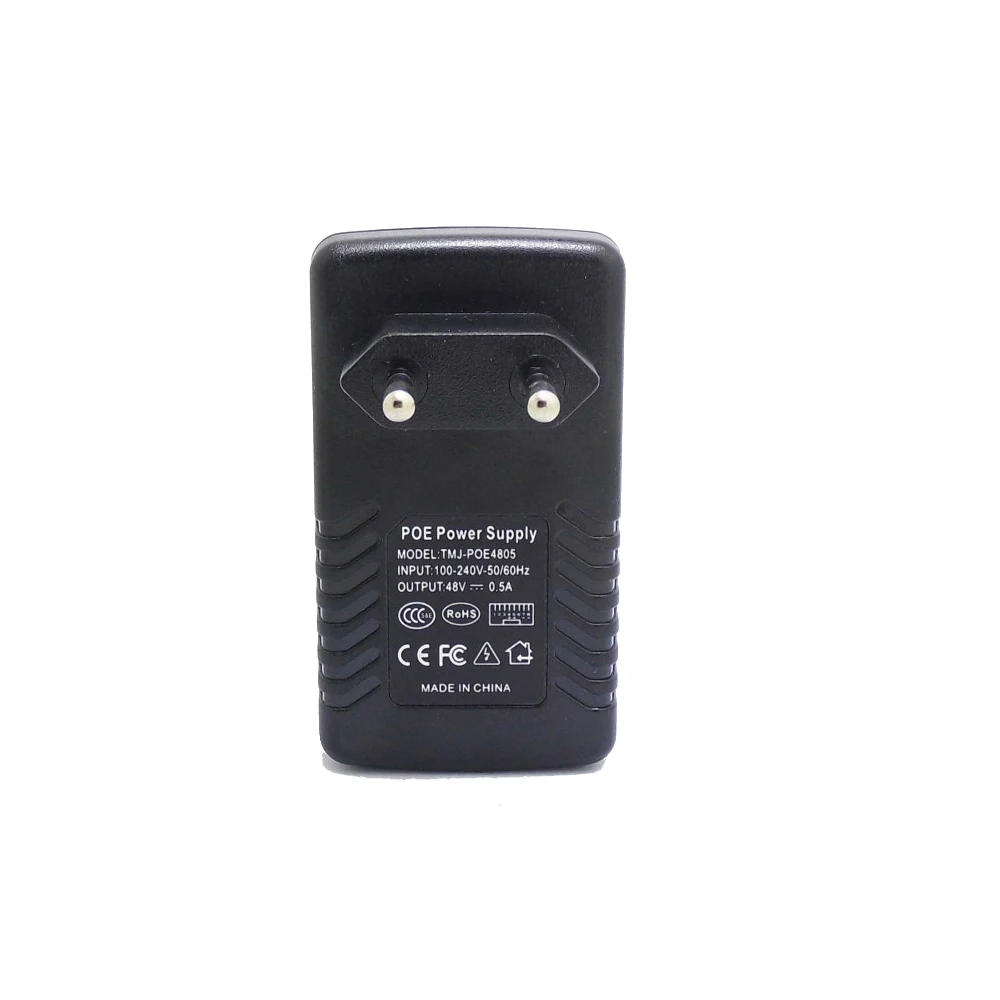 ЕС 48 В 0.5A PoE источник питания PoE инжектор стандарт для 48 В PoE камеры безопасности POE коммутатор Ethernet адаптер