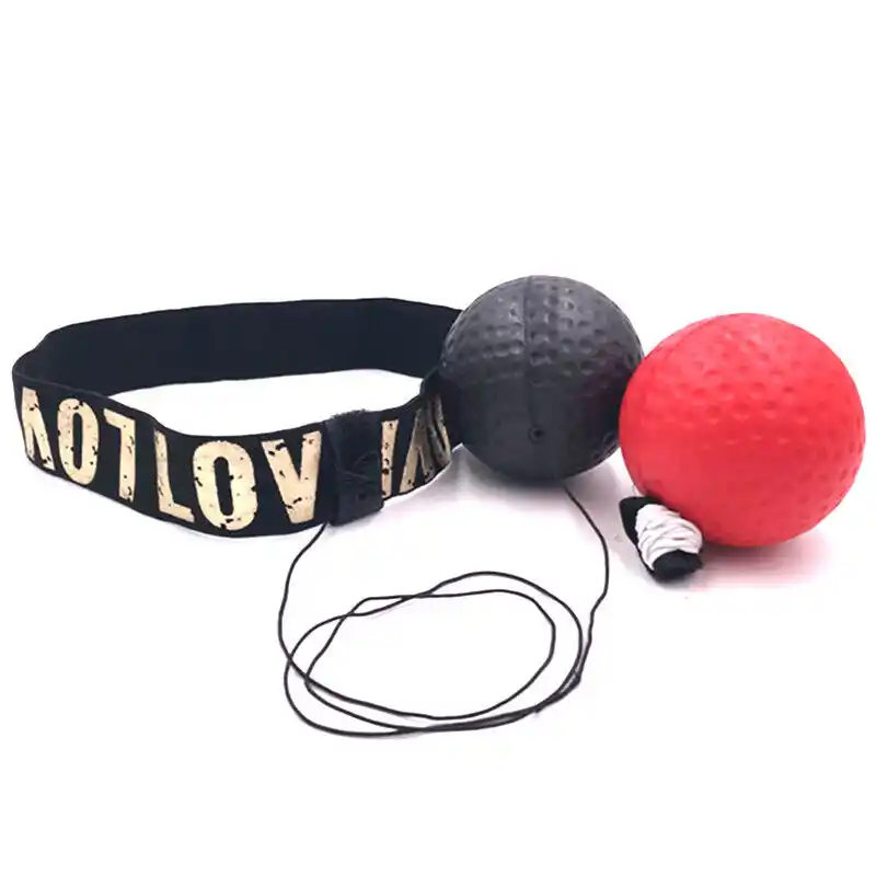 Boxing Punch Exercise Fight Ball Reflex Box REACT Speed Training Head Band Newes