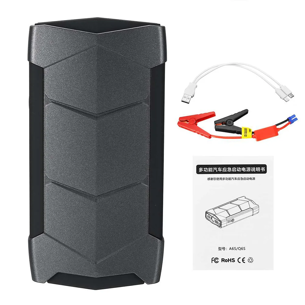 12V 99900mAh мини-панель солнечных батарей Портативный автомобиль скачок стартер Батарея USB Зарядное устройство экстренного Мощность банк SOS светодиодный фонарь светильник для пусковое устройство