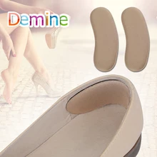 Demine губчатая невидимая задняя пятка колодки обувь на высоком каблуке износостойкая липкая ткань Подушечка для ухода за ногами Вставки колодки обувь Подушка