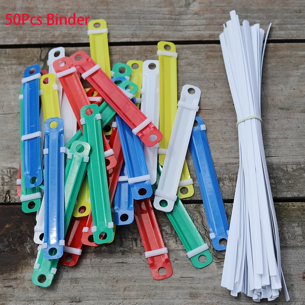 2-Hole A4 A5 B5 Paper Metal Hole Puncher Plastic Paper Fastener Loose Leaf  Binder Scrapbook Clips for Notebook Office Stationery