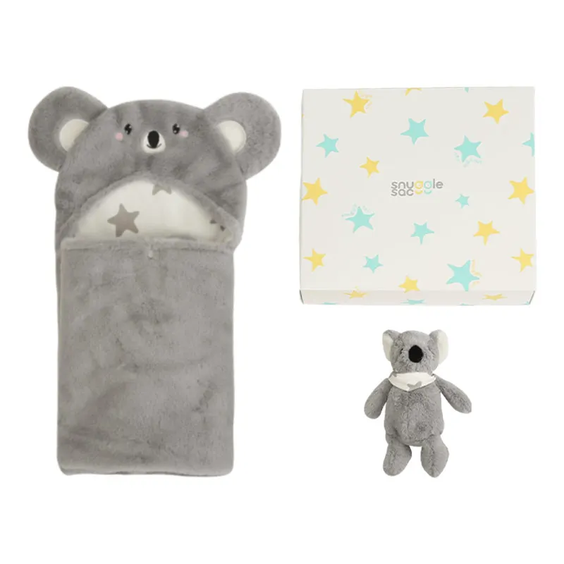 Xiaomi Mijia осенний и зимний плащ кукла Подарочная коробка плюшевая игрушка в шапке Мягкая Милая одежда мягкая удобная Одеяло Одежда - Цвет: grey