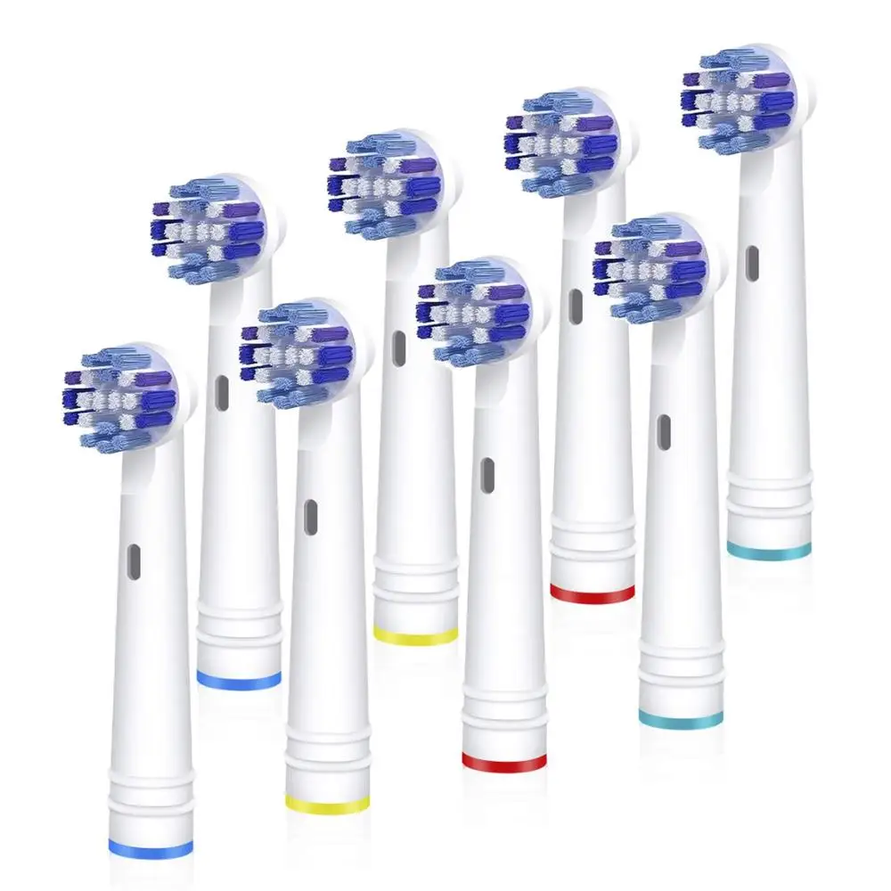 Testine Per Spazzolino Da Denti Pulite Di Precisione Professionali 8Pcs Per Orale B 7000/Pro 1000/9600/ 500/3000/8000