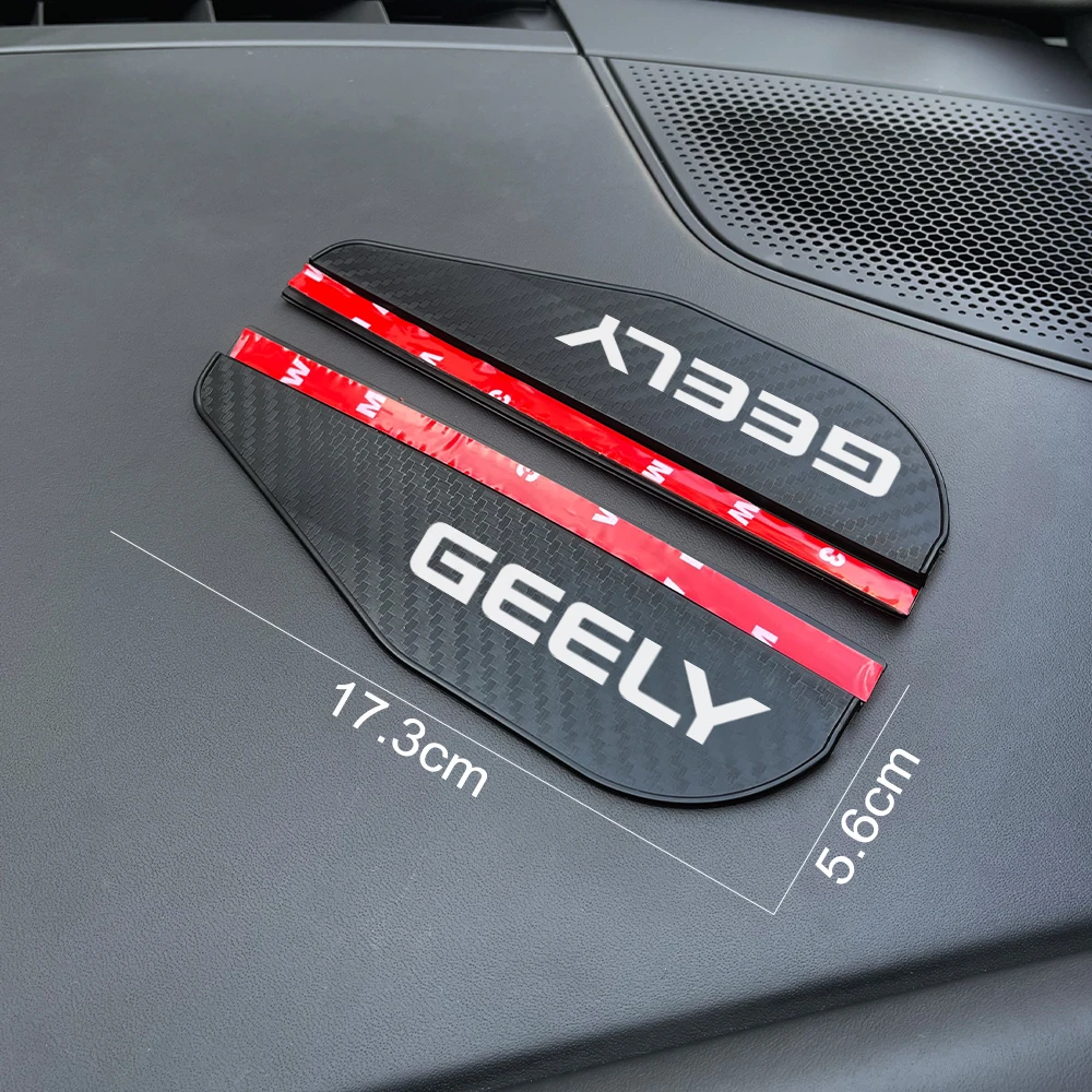 Rearview Mirror Rain Shield 2pcs Flexible PVC For GEELY GC6 GC9 LC EMGRAND X7 EC7 EC8 CK ATLAS CK2 CK3