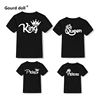 Promo T-Shirt Family King-Queen Look Prince Baby-Girl Son Cotton Tops OnwZemzdeep
