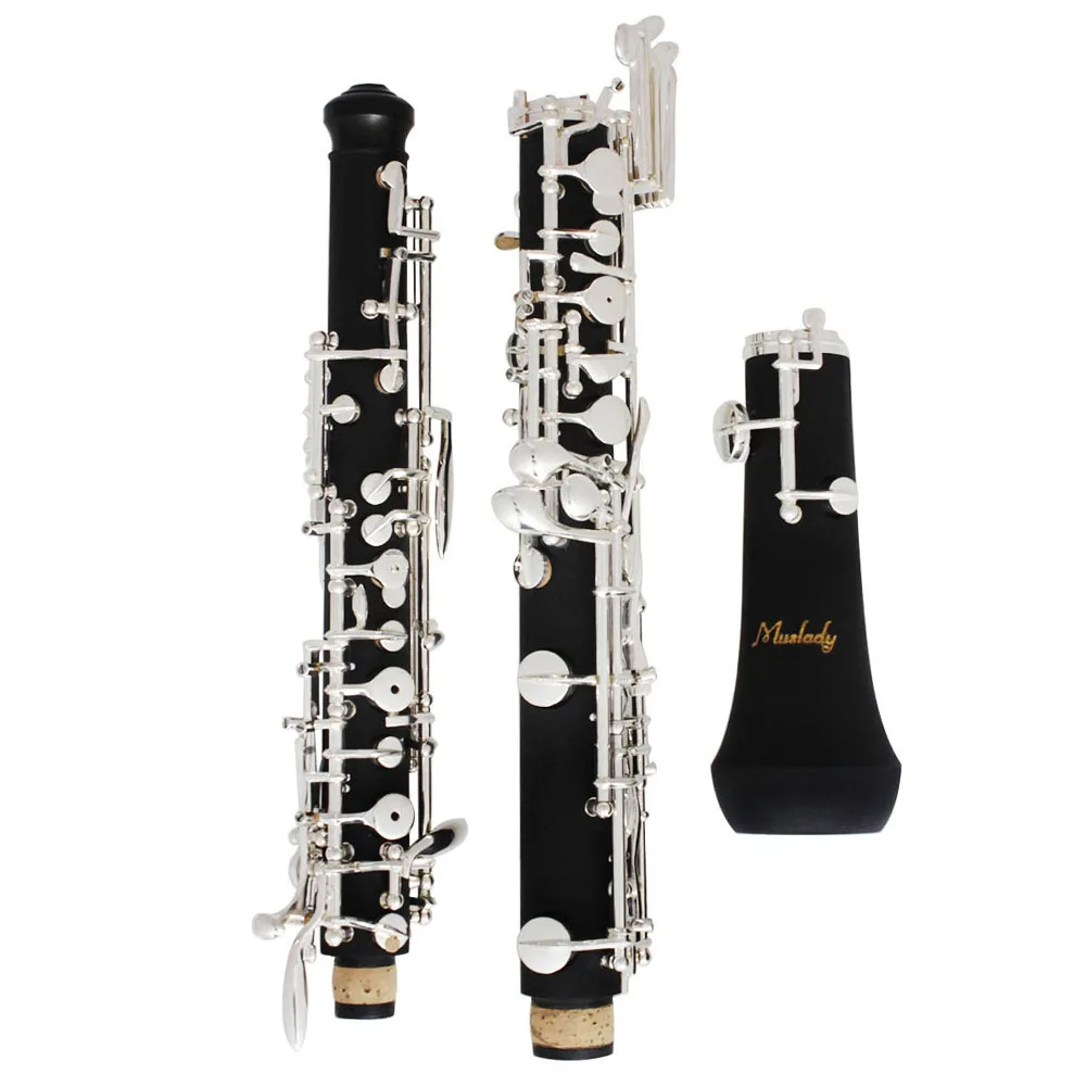 Musladyプロフェッショナルcキーオーボエ半自動スタイルシルバーメッキ