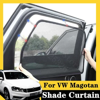 

For VW Magotan 2013-2016 B7 Travel version R-Line 7Pcs card type magnetic car curtain sun shade car window shade car styling