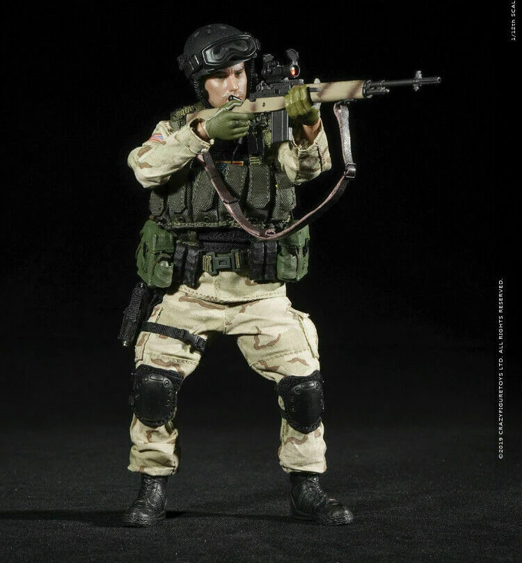 CrazyFigure LW006 LW003 1/12 военный M14 США Delta спецназ операция Готическая змея Solider полный набор игрушек для фанатов
