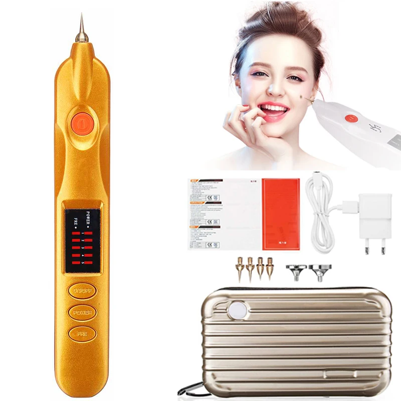 

Laser Micro Plasma Pen Freckle Wrinkle Mole Removal Ionic Spot Tattoo Removal Pen Mole Wrinkles black spot for eyelid lifting