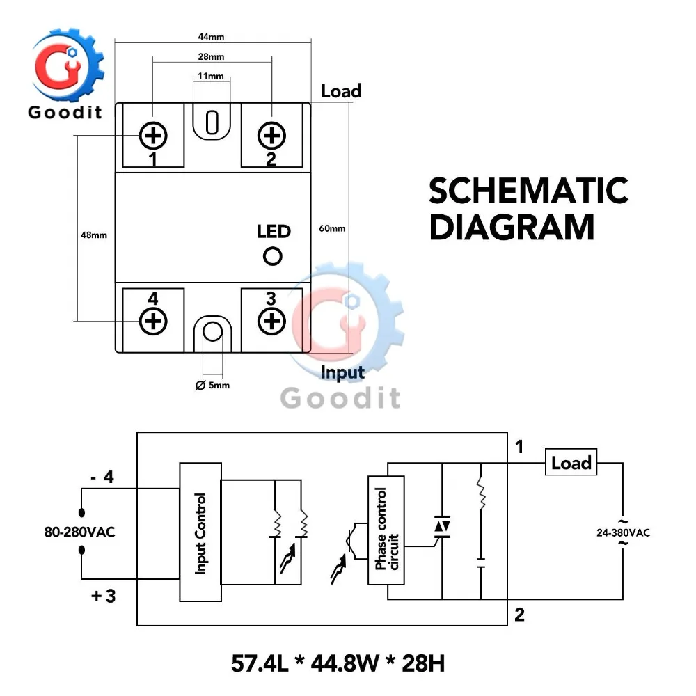 Твердотельные реле SSR-10DA SSR-25DA SSR-40DA 10A 25A 40A на самом деле 3-32 В постоянного тока в переменный 24-380V AC SSR 10DA 25DA 40DA DMWD