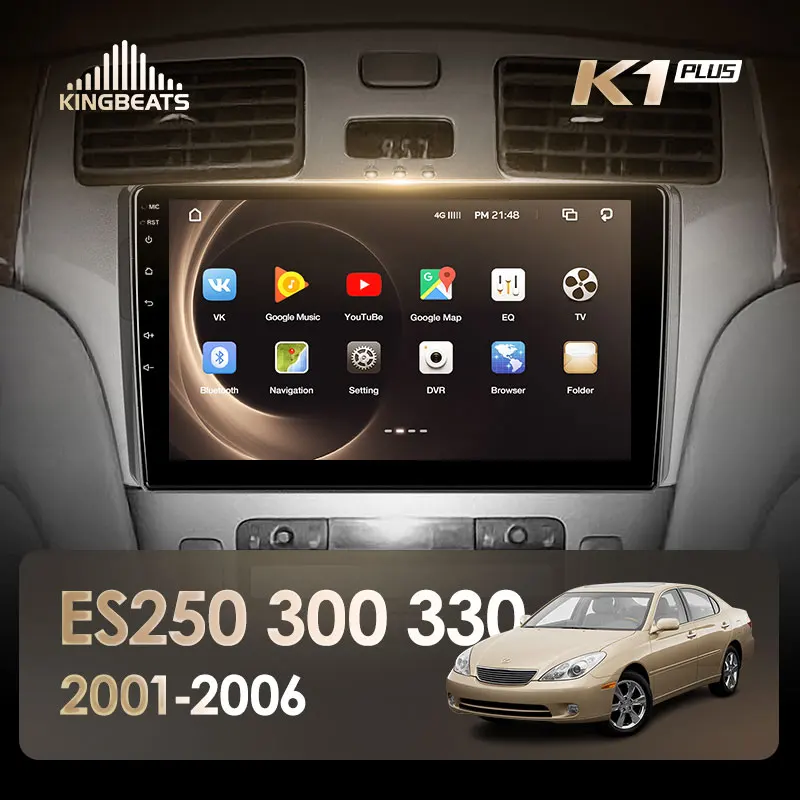 KingBeats штатное головное устройство for Lexus ES250 ES300 ES330 2001- 2006 GPS Android 8.1 автомагнитола на андроид магнитола для Лексус РХ 250 300 330 2 автомобильная мультимедиа Octa Core 8 core*1.8G DDR4