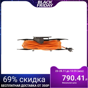 

Extension cord on the TUNDRA frame, 1 socket, 25 m, 6 A, PVA 2x0.75 mm2, without s / c, GOST 2276544