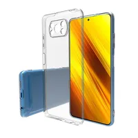 Dla Xiaomi Pocophone Poco X3 NFC Case ultra-cienki przezroczysty miękki TPU ochrona obiektywu tylna pokrywa case dla Xiaomi POCO X3 Pro x3