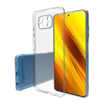 Funda para Xiaomi Pocophone Poco X3 NFC, ultrafina, transparente, suave, TPU, protección de lente, carcasa trasera para Xiaomi POCO X3 Pro x3