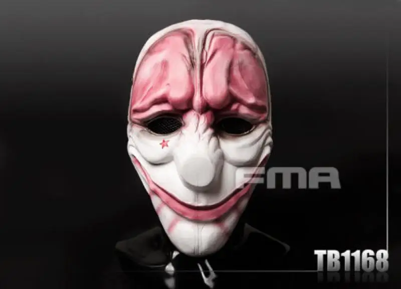 ФМА клоун с красной головкой вечерние Косплей CS PayDay 2 Hoxton большой рот TB1168|Шлемы| |