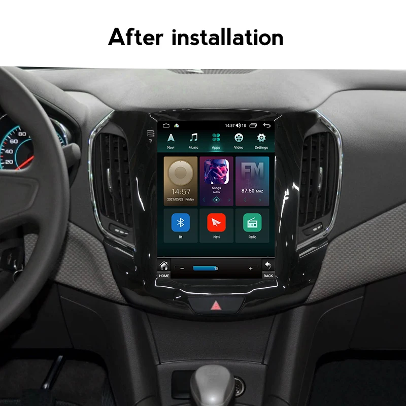 MEKEDE 6G+128G Car DSP Radio Android 11 For Chevrolet Cruze Tesla Style Screen 2015 2020 Multimedia Video Player Navigation GPS |