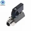 1pc Mini Brass Ball Valve 1/2, 1/4