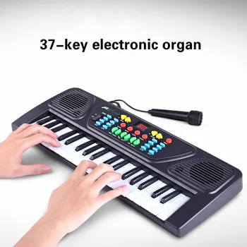 

37 key new simulation multi-function children's musical instrument playing electronic piano early childhood educational toys