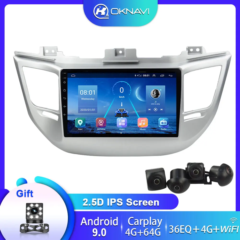 

Car Radio Multimedia 2din android 9.0 Video Player Navigation GPS For Hyundai Solaris 2 2017-2019 DSP Carplay 360 Rear camera BT