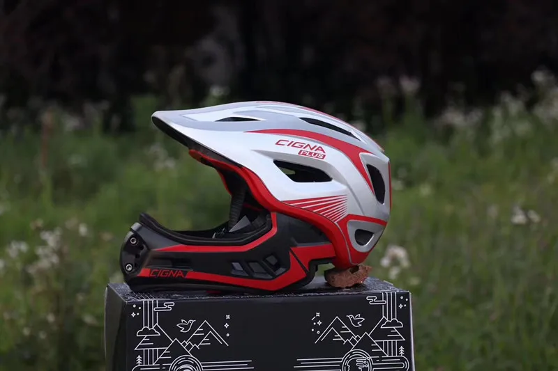 CIGNA TT32 Kid Children Bicycle Bike Helmet Half&Full-Face 2 in 1 Black S-size 