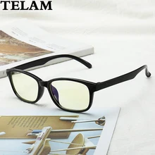 Анти-радиационные Анти-усталость компьютера чтения анти синий луч очки ретро очки с прозрачной оправой ретро личности колледжа S