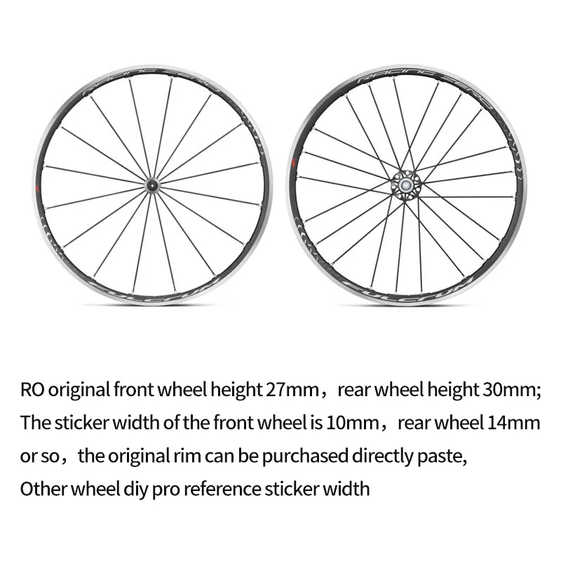 R0 наклейка для колес дорожный велосипед альпинистский обод наклейки гонки ноль дорожный велосипедные наклейки