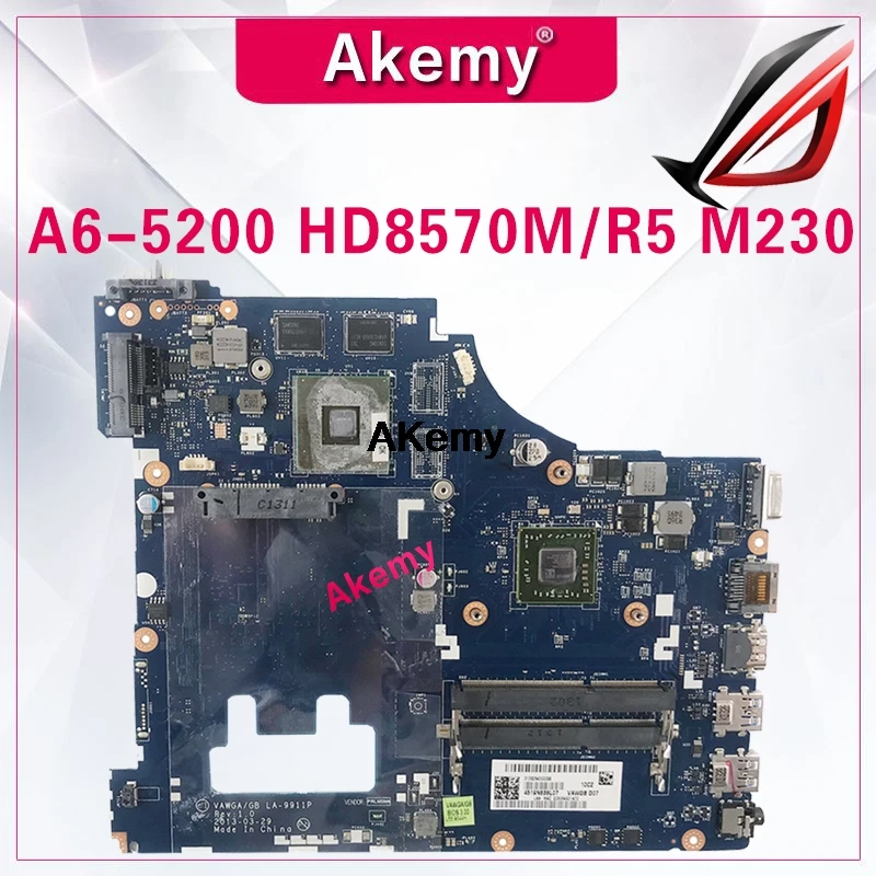 G505 LA-9911P для lenovo G505 Материнская плата ноутбука LA-9911P материнская плата A6-5200 HD8570M/R5 M230 тестирование полностью работу