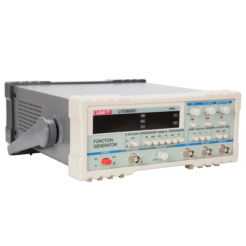UNI-T UTG9005C цифровой Функция генератор высокой точности частота генератора сигнала Диапазон 0,2 Гц 2 МГц
