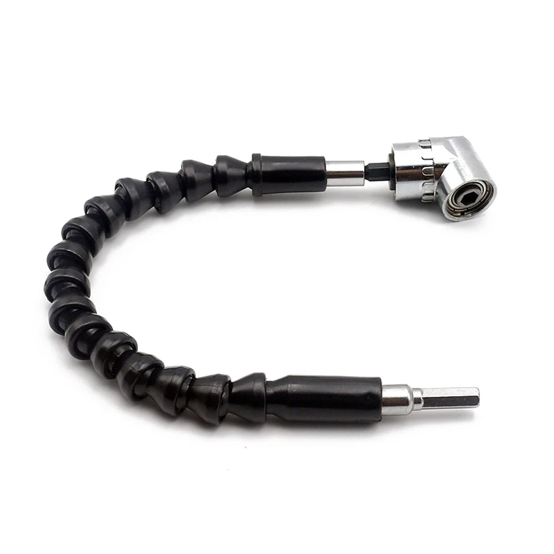 

Right Angle Drill and Flexible Angle Extension Bit Kit for Drill or Screwdriver 1/4" Socket Adapter Magnetic, Handy, Solid Const